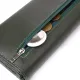 Горизонтальний гаманець у два складення з натуральної шкіри ST Leather 23067 Зелений