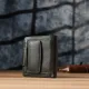 Вертикальний жіночий гаманець з натуральної шкіри ST Leather 23070 Зелений