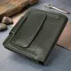 Вертикальний жіночий гаманець з натуральної шкіри ST Leather 23070 Зелений