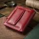 Жіночий гаманець вертикального формату з натуральної шкіри ST Leather 23071 Бордовий