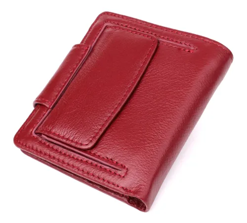 Жіночий гаманець вертикального формату з натуральної шкіри ST Leather 23071 Бордовий