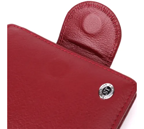 Жіночий гаманець вертикального формату з натуральної шкіри ST Leather 23071 Бордовий