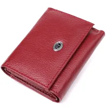 Мініатюрний жіночий гаманець із натуральної шкіри ST Leather 23082 Бордовий