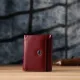 Мініатюрний жіночий гаманець із натуральної шкіри ST Leather 23082 Бордовий