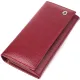 Практичний вертикальний гаманець із натуральної шкіри ST Leather 23085 Бордовий