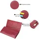 Практичний вертикальний гаманець із натуральної шкіри ST Leather 23085 Бордовий