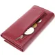 Практичний вертикальний гаманець із натуральної шкіри ST Leather 23085 Бордовий