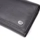 Солідний жіночий гаманець із натуральної шкіри ST Leather 23088 Чорний