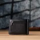 Чоловічий гаманець із металевим затискачем з натуральної шкіри ST Leather 23092 Чорний