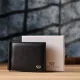 Чоловічий гаманець із металевим затискачем з натуральної шкіри ST Leather 23092 Чорний