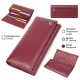 Практичний гаманець для жінок із натуральної шкіри ST Leather 23098 Бордовий