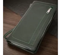 Стильний гаманець для жінок з відділенням під телефон ST Leather 23103 Зелений