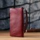 Шкіряний гаманець на три відділення ST Leather 23108 Бордовий