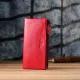Шкіряний жіночий гаманець на три відділення ST Leather 23109 Червоний