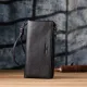 Практичний шкіряний гаманець на три відділення ST Leather 23111 Чорний
