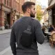 Сумка-слінг для чоловіків з натуральної шкіри Vintage 22955 Чорний