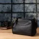 Класична жіноча сумка з жорстким дном із натуральної шкіри Vintage 22987 Чорний