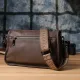Жіноча сумка на плече із натуральної шкіри Vintage 23003 Коричневий