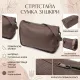 Жіноча сумка на плече із натуральної шкіри Vintage 23003 Коричневий