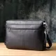 Чоловіча сумка-портфель для ноутбука із зернистої натуральної шкіри Tony Perotti 20864_1 (6036-38 nero) Чорний