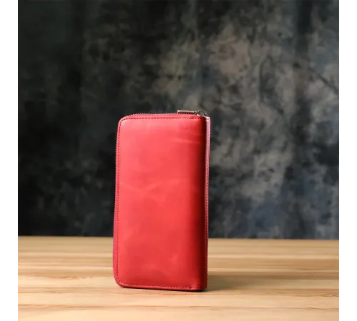 Жіночий гаманець з матової натуральної шкіри Tony Perotti 20834_1 (2250 rosso) Червоний