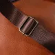 Чоловіча шкіряна сумка через плече із міцної зернистої шкіри Shvigel 23151 Рудий
