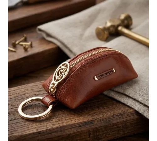 Ключниця-брелок Tony Perotti Top Kapi KR-186 ambra (90015) Коньячна