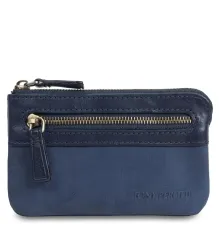 Ключниця Tony Perotti з натуральної шкіри Metropolis 359L navy (90016) Темно-синя