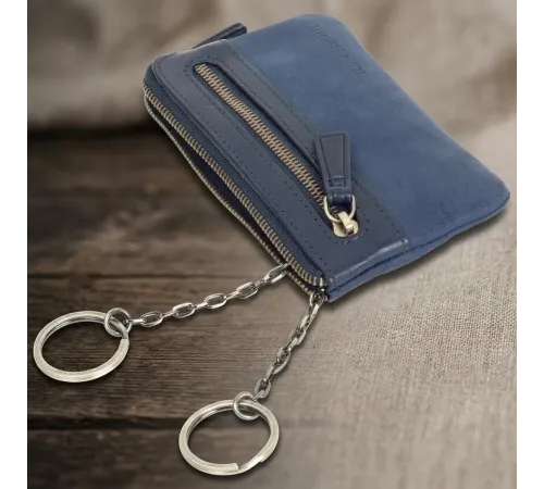Ключниця Tony Perotti з натуральної шкіри Metropolis 359L navy (90016) Темно-синя