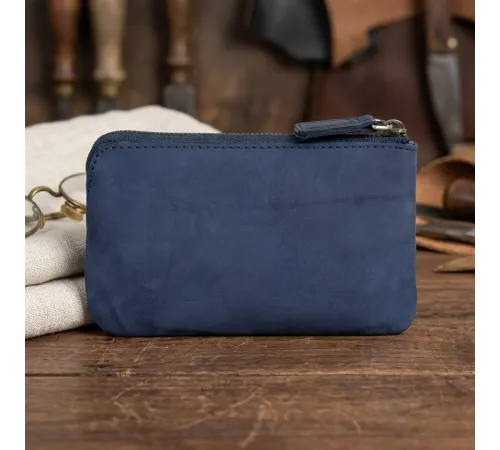 Ключниця Tony Perotti з натуральної шкіри Metropolis 359L navy (90016) Темно-синя