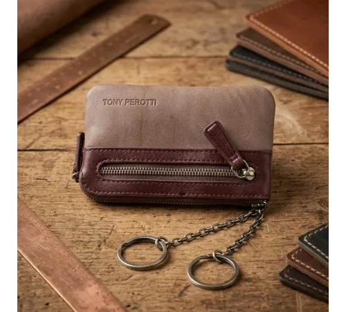 Ключниця з натуральної шкіри Tony Perotti Metropolis 359L (90019) Camel