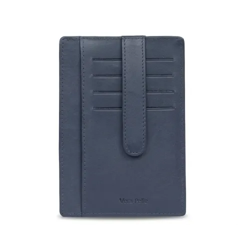 Кредитниця Tony Perotti натуральна шкіра Cortina 5001 navy (90161) Темно-синя