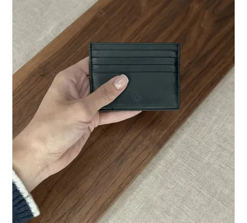 Кредитниця Tony Perotti Натуральна шкіра Cortina 5043 nero (90168) Чорна