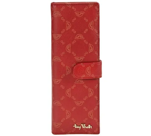 Візитниця на кнопці Tony Perotti Luxury 2639 rosso (90387) Червона
