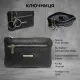 Ключниця Tony Perotti New Contatto з натуральної шкіри 359L nero (90418) Чорна