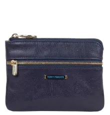 Жіноча кредитниця Tony Perotti натуральна шкіра Topkapi 3461 navy (90502) Темно-синя