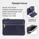 Жіноча кредитниця Tony Perotti натуральна шкіра Topkapi 3461 navy (90502) Темно-синя