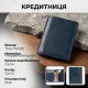 Кредитниця Tony Perotti натуральна шкіра Nevada 3813 (90513) Синя
