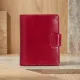 Кредитниця Tony Perotti натуральна шкіра Accademia 369 rosso (90523) Червона