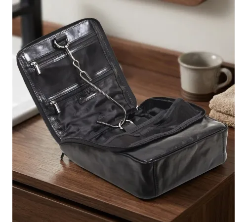 Чоловіча косметичка Tony Perotti Italico 8220 nero (90568) Чорна