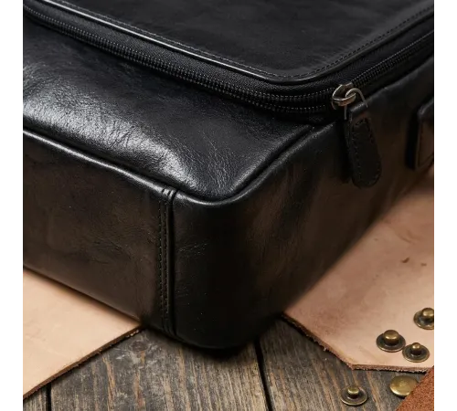 Чоловіча косметичка Tony Perotti Italico 8220 nero (90568) Чорна