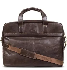 Чоловіча сумка-портфель Tony Perotti Italico 9954-40 moro (90374) Коричнева