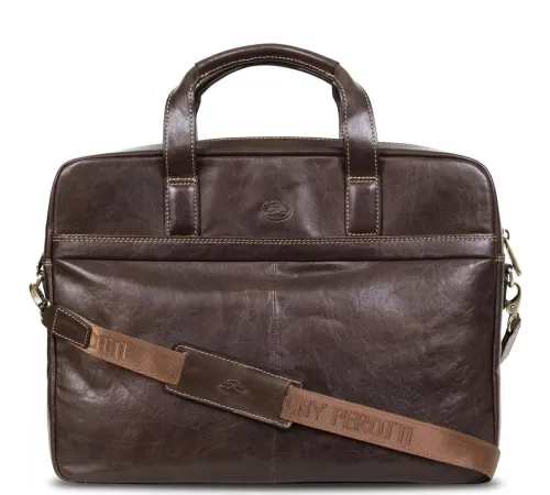 Чоловіча сумка-портфель Tony Perotti Italico 9954-40 moro (90374) Коричнева