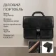 Чоловічий діловий портфель Tony Perotti натуральна шкіра Italico 8013/42 (90379) Чорний