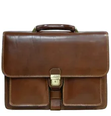 Чоловічий діловий портфель Tony Perotti Italico 8013/42 (90388) Коньячний