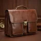 Чоловічий діловий портфель Tony Perotti Italico 8013/42 (90388) Коньячний