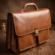 Чоловічий діловий портфель Tony Perotti Italico 8013/42 (90388) Коньячний