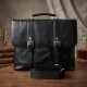 Чоловічий портфель з натуральної шкіри Tony Perotti Italico 9225G-38 (90415) Чорний
