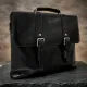 Чоловічий портфель з натуральної шкіри Tony Perotti Italico 9225G-38 (90415) Чорний