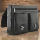 Чоловічий портфель з натуральної шкіри Tony Perotti Italico 9276G-35 (90416) Чорний